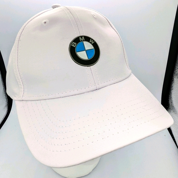 BMW Other - BMW Lifestyle Round Logo White Strapback Hat Cap